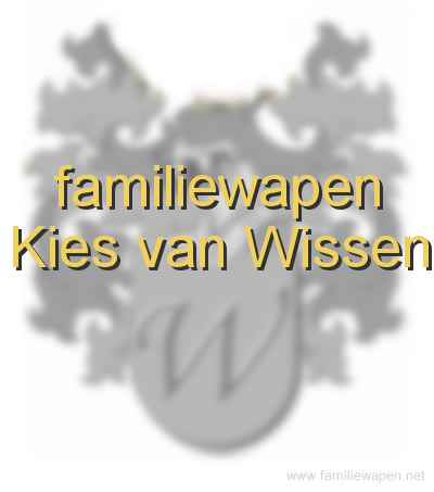 familiewapen Kies van Wissen