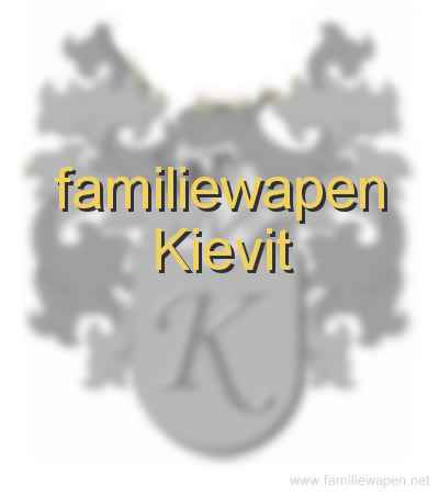 familiewapen Kievit