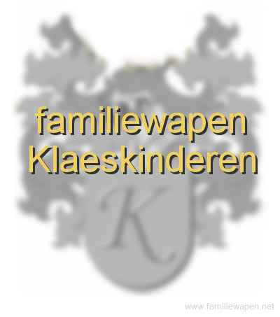 familiewapen Klaeskinderen