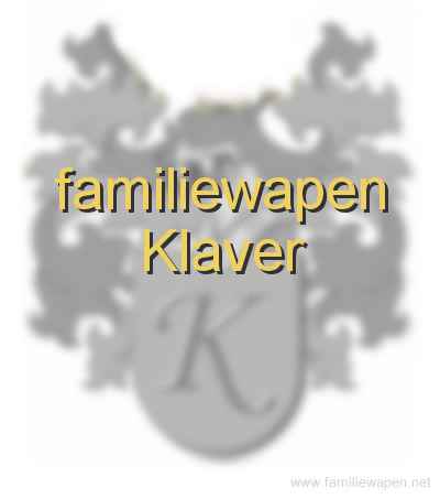 familiewapen Klaver