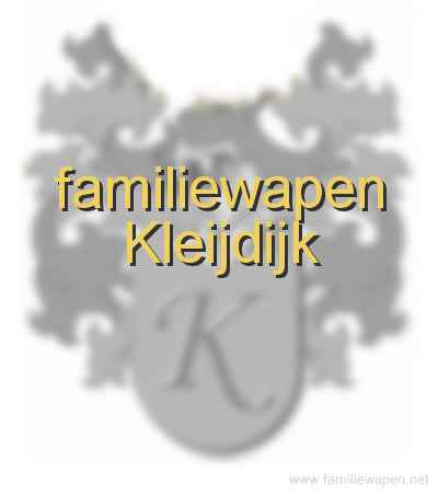 familiewapen Kleijdijk