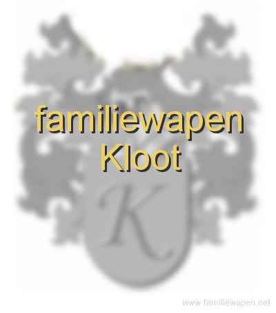 familiewapen Kloot