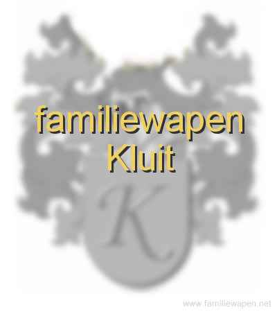 familiewapen Kluit