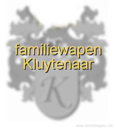 familiewapen Kluytenaar