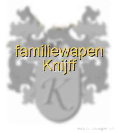 familiewapen Knijff