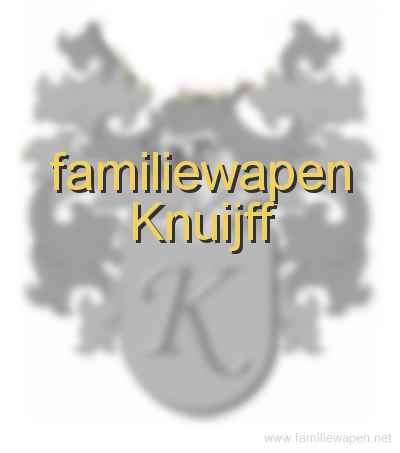 familiewapen Knuijff