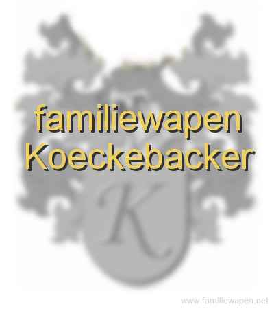 familiewapen Koeckebacker