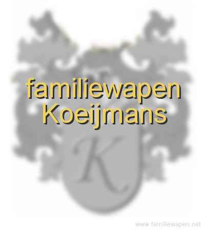 familiewapen Koeijmans