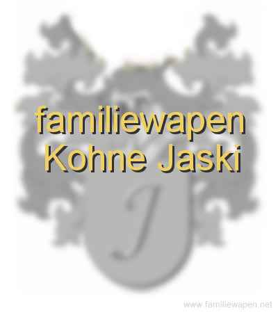 familiewapen Kohne Jaski