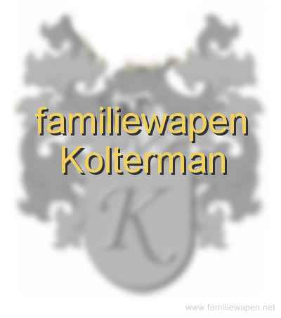 familiewapen Kolterman