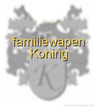 familiewapen Koning