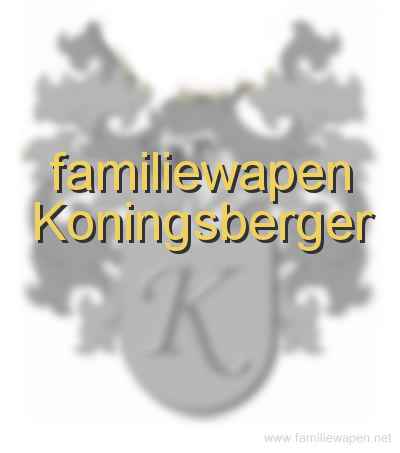 familiewapen Koningsberger