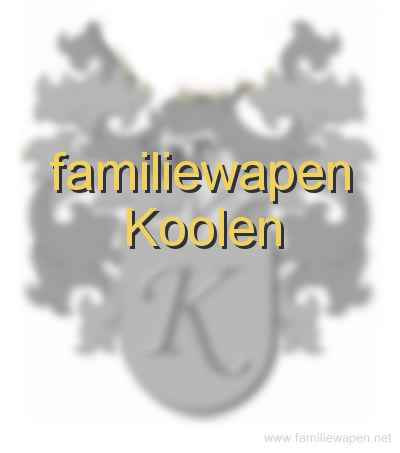 familiewapen Koolen