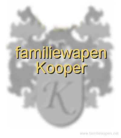 familiewapen Kooper