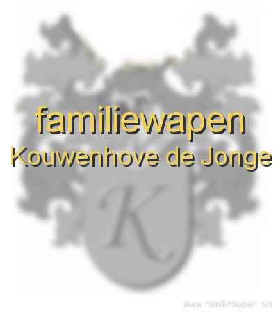 familiewapen Kouwenhove de Jonge