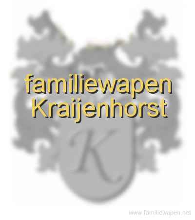 familiewapen Kraijenhorst