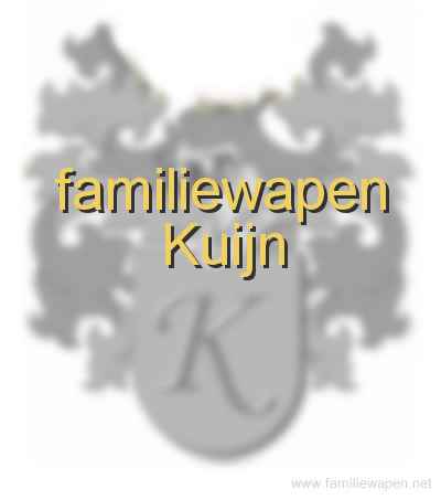 familiewapen Kuijn