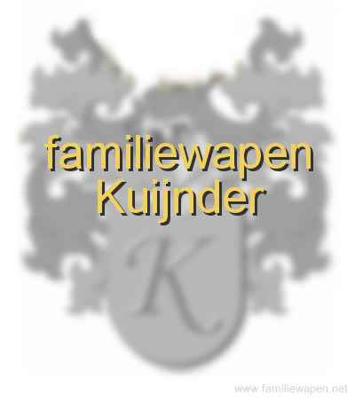 familiewapen Kuijnder