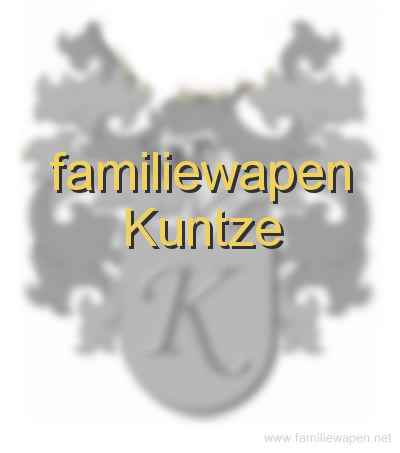 familiewapen Kuntze