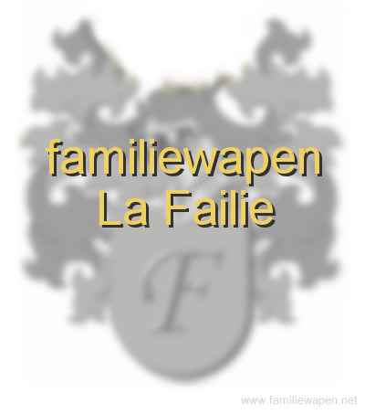 familiewapen La Failie