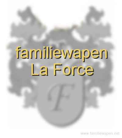 familiewapen La Force