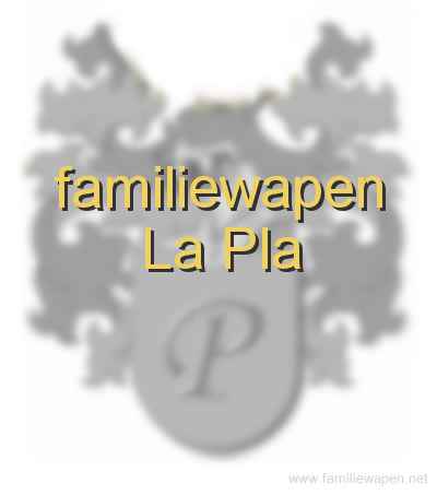 familiewapen La Pla