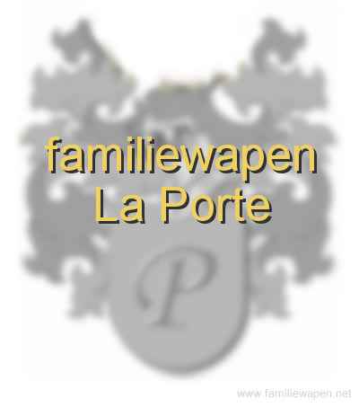 familiewapen La Porte