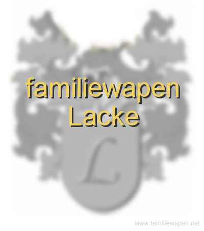 familiewapen Lacke