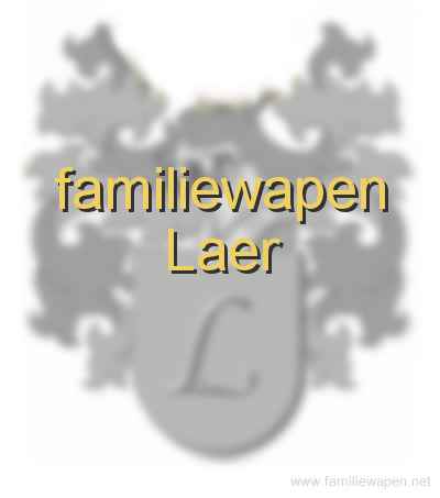 familiewapen Laer