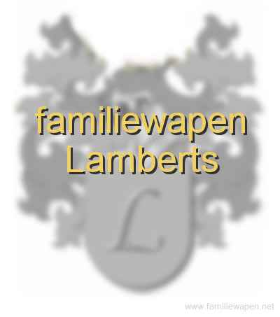 familiewapen Lamberts