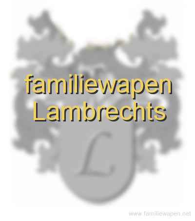 familiewapen Lambrechts