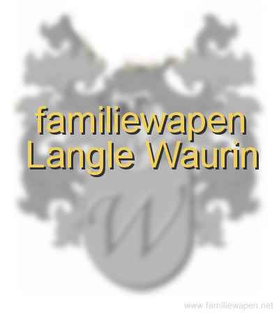 familiewapen Langle Waurin