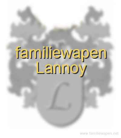 familiewapen Lannoy