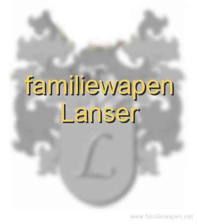 familiewapen Lanser