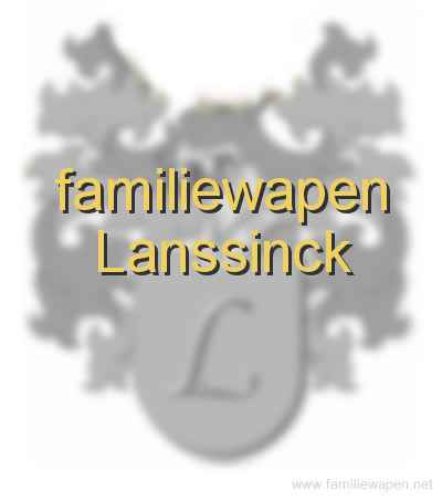 familiewapen Lanssinck