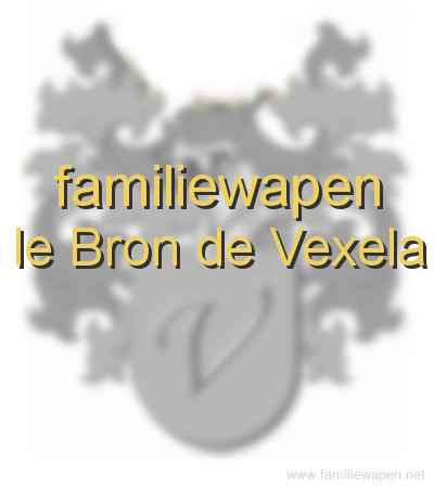 familiewapen le Bron de Vexela