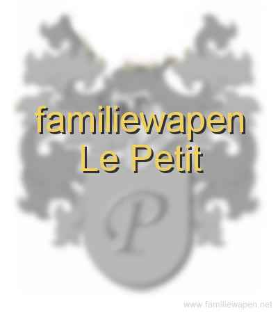 familiewapen Le Petit