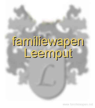 familiewapen Leemput