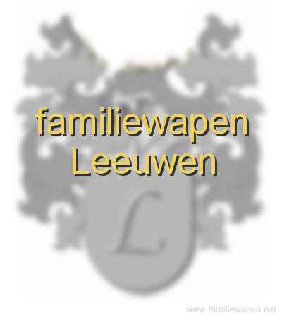 familiewapen Leeuwen