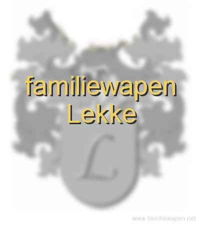 familiewapen Lekke