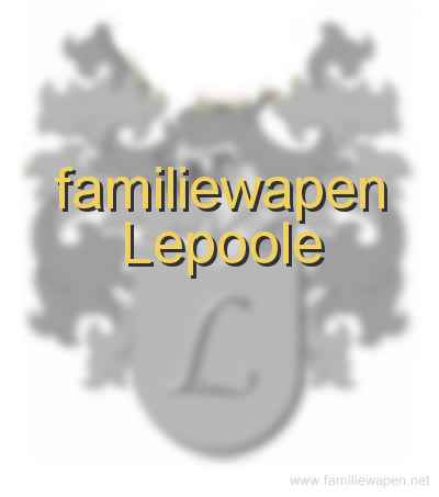 familiewapen Lepoole