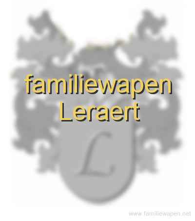 familiewapen Leraert