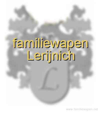 familiewapen Lerijnich