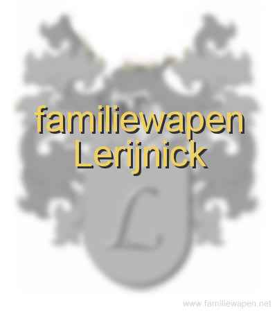 familiewapen Lerijnick