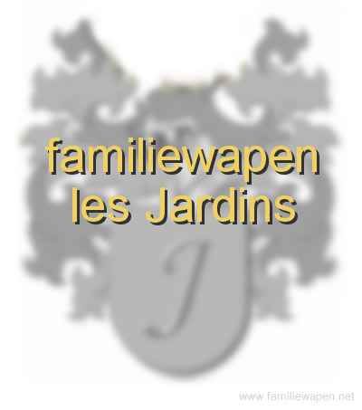 familiewapen les Jardins