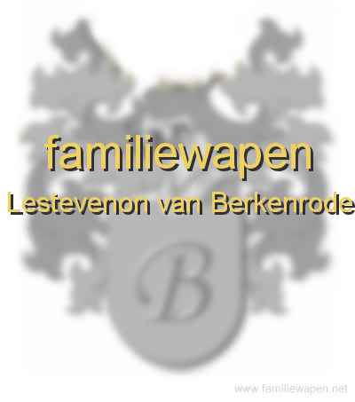 familiewapen Lestevenon van Berkenrode