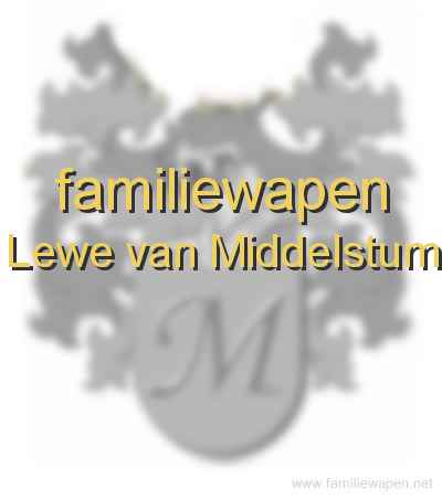 familiewapen Lewe van Middelstum