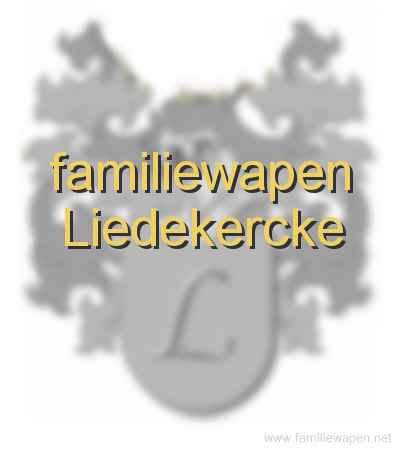 familiewapen Liedekercke