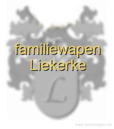 familiewapen Liekerke