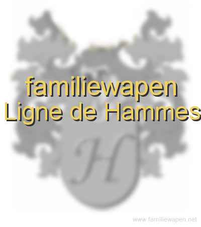 familiewapen Ligne de Hammes